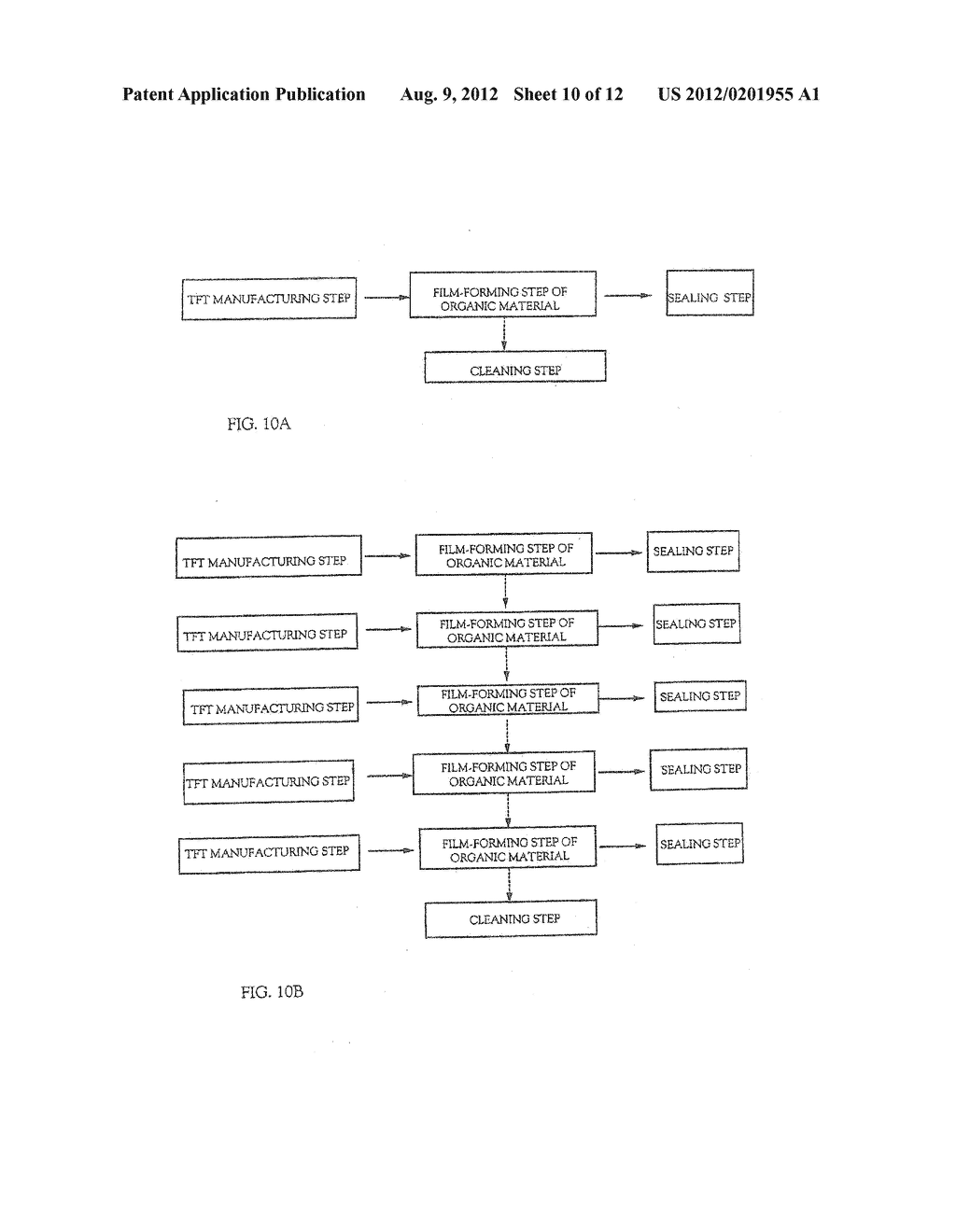 FILM-FORMING APPARATUS, METHOD OF CLEANING THE SAME, AND METHOD OF     MANUFACTURING A LIGHT-EMITTING DEVICE - diagram, schematic, and image 11