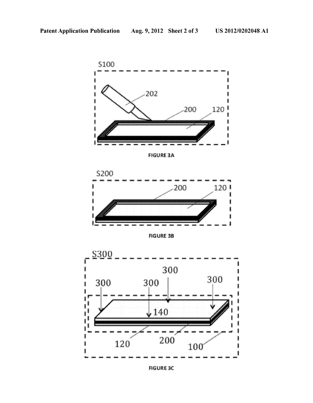 METHOD OF SEALING AND SPACING PLANAR EMISSIVE DEVICES - diagram, schematic, and image 03