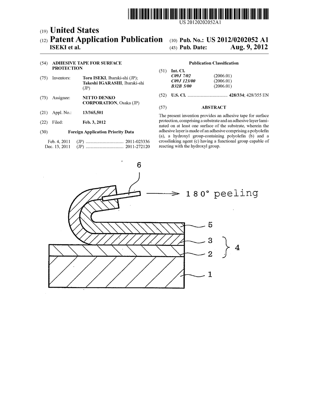 ADHESIVE TAPE FOR SURFACE PROTECTION - diagram, schematic, and image 01