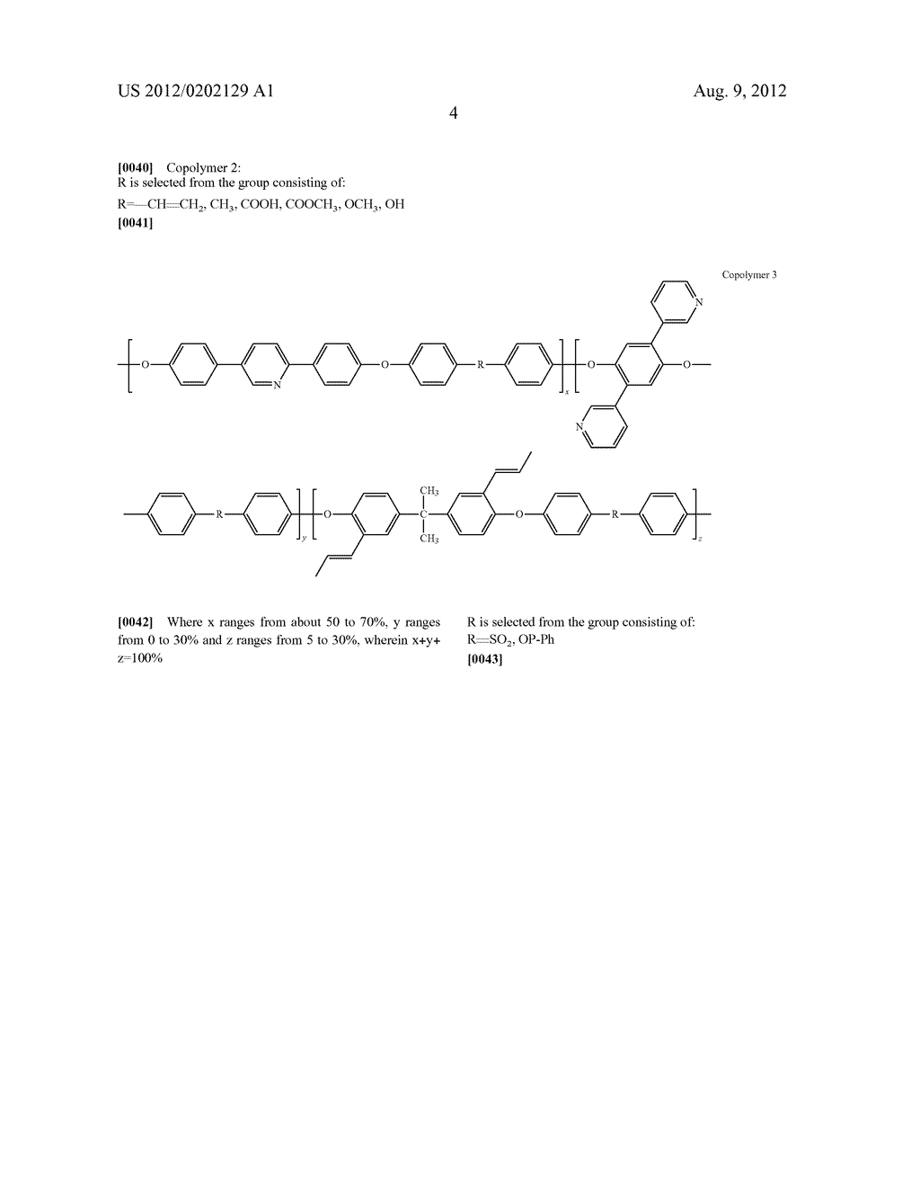 CROSSLINKED OR NON-CROSSLINKED AROMATIC (CO)POLYMERS AS PROTON CONDUCTORS     FOR USE IN HIGH TEMPERATURE PEM FUEL CELLS - diagram, schematic, and image 14