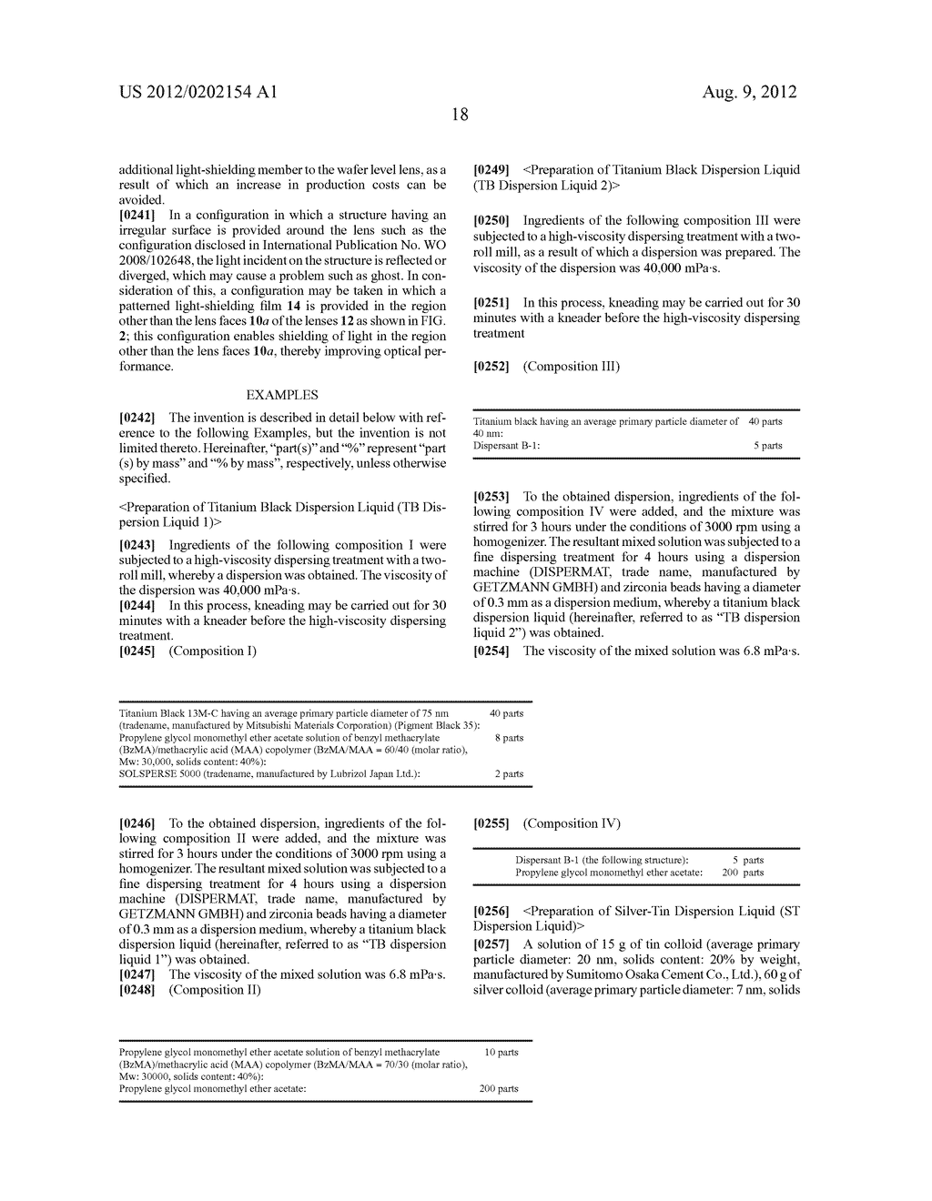 BLACK CURABLE COMPOSITION FOR WAFER LEVEL LENS AND WAFER LEVEL LENS - diagram, schematic, and image 26