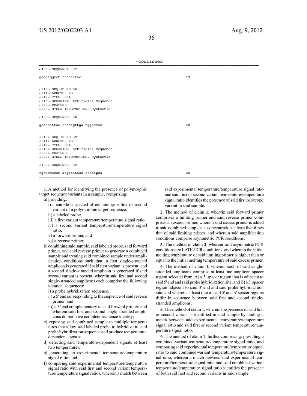 SINGLE PROBE, MULTIPLE TEMPERATURE, NUCLEIC ACID DETECTION METHODS, KITS,     AND COMPOSITIONS - diagram, schematic, and image 77