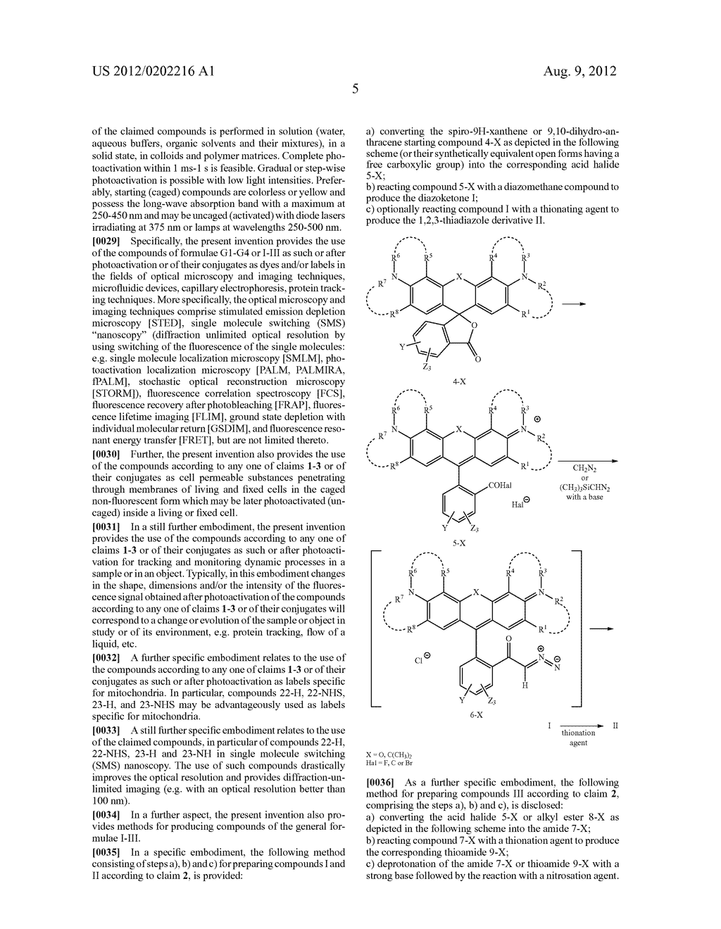 NOVEL PHOTOACTIVABLE FLUORESCENT DYES FOR OPTICAL MICROSCOPY AND IMAGING     TECHNIQUES - diagram, schematic, and image 09