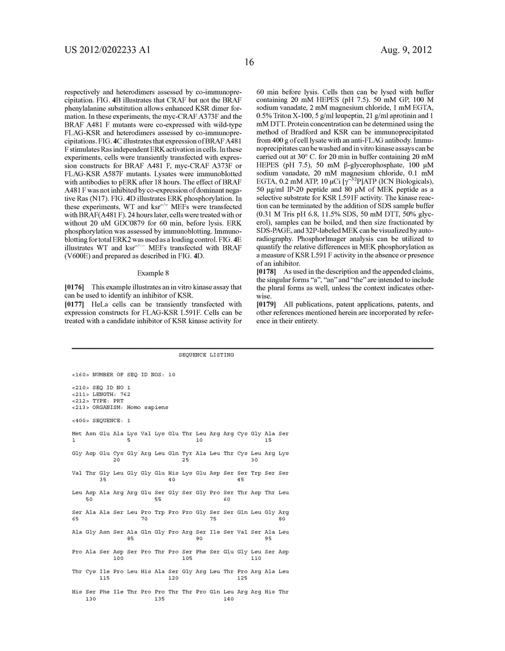 Methods and uses of KSR kinase, and mutations thereof - diagram, schematic, and image 21