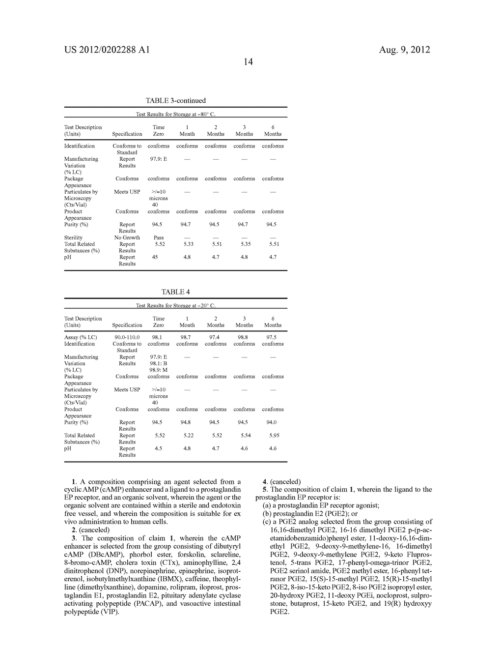 COMPOSITIONS COMPRISING CYCLIC AMP ENHANCERS AND/OR EP LIGANDS, AND     METHODS OF PREPARING AND USING THE SAME - diagram, schematic, and image 17