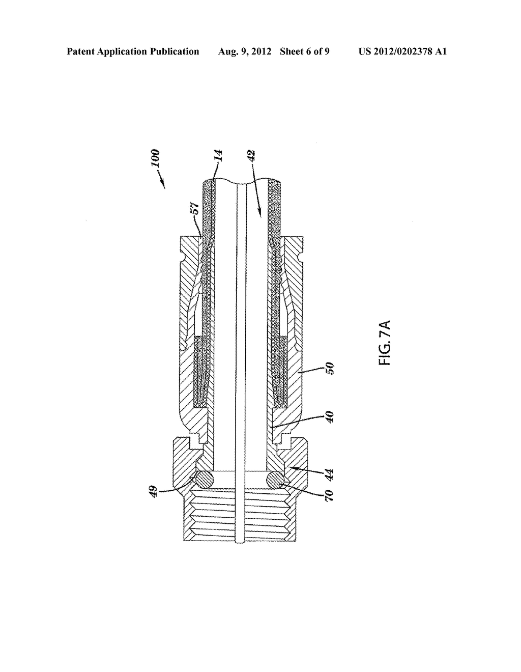 CONNECTOR HAVING A CONDUCTIVELY COATED MEMBER AND METHOD OF USE THEREOF - diagram, schematic, and image 07