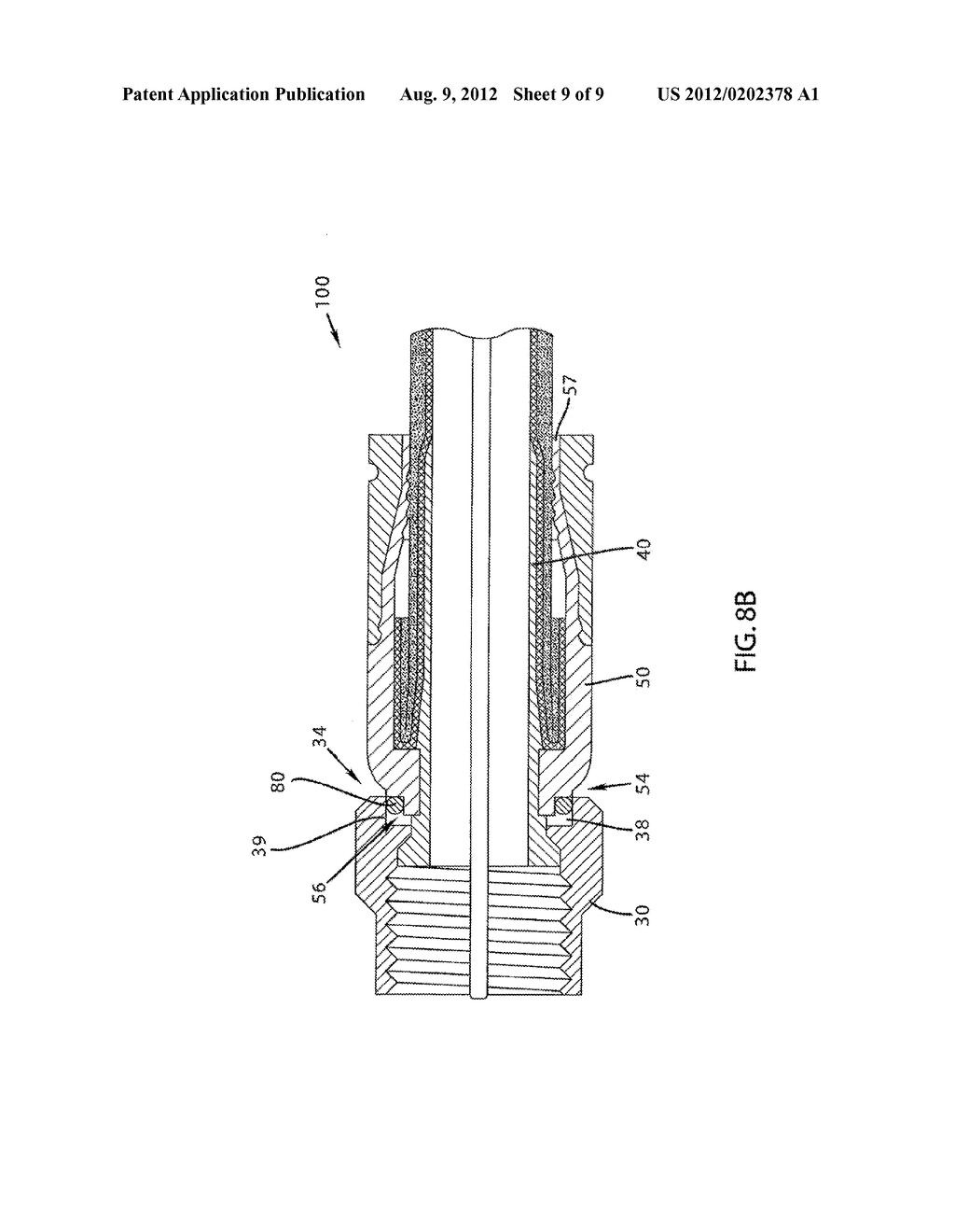 CONNECTOR HAVING A CONDUCTIVELY COATED MEMBER AND METHOD OF USE THEREOF - diagram, schematic, and image 10