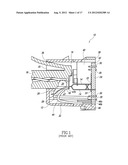 SPRING ASSEMBLY WITH SPRING MEMBERS BIASING AND CAPACITIVELY COUPLING JACK     CONTACTS diagram and image