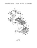 SPRING ASSEMBLY WITH SPRING MEMBERS BIASING AND CAPACITIVELY COUPLING JACK     CONTACTS diagram and image