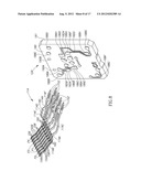 SPRING ASSEMBLY WITH SPRING MEMBERS BIASING AND CAPACITIVELY COUPLING JACK     CONTACTS diagram and image