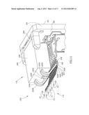 SPRING ASSEMBLY WITH SPRING MEMBERS BIASING AND CAPACITIVELY COUPLING JACK     CONTACTS diagram and image