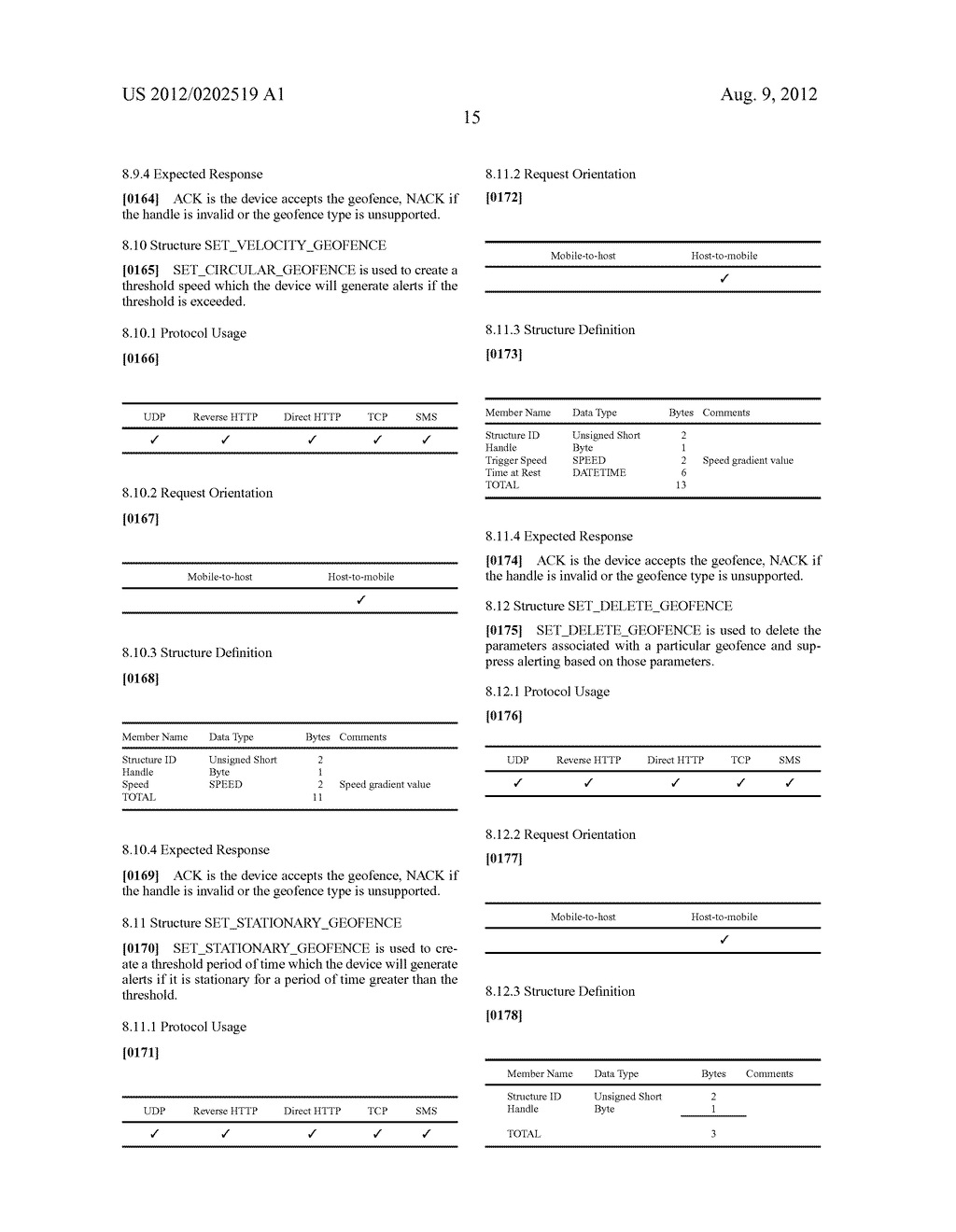 SYSTEM AND METHOD FOR COMMUNICATION WITH A TRACKING DEVICE - diagram, schematic, and image 21