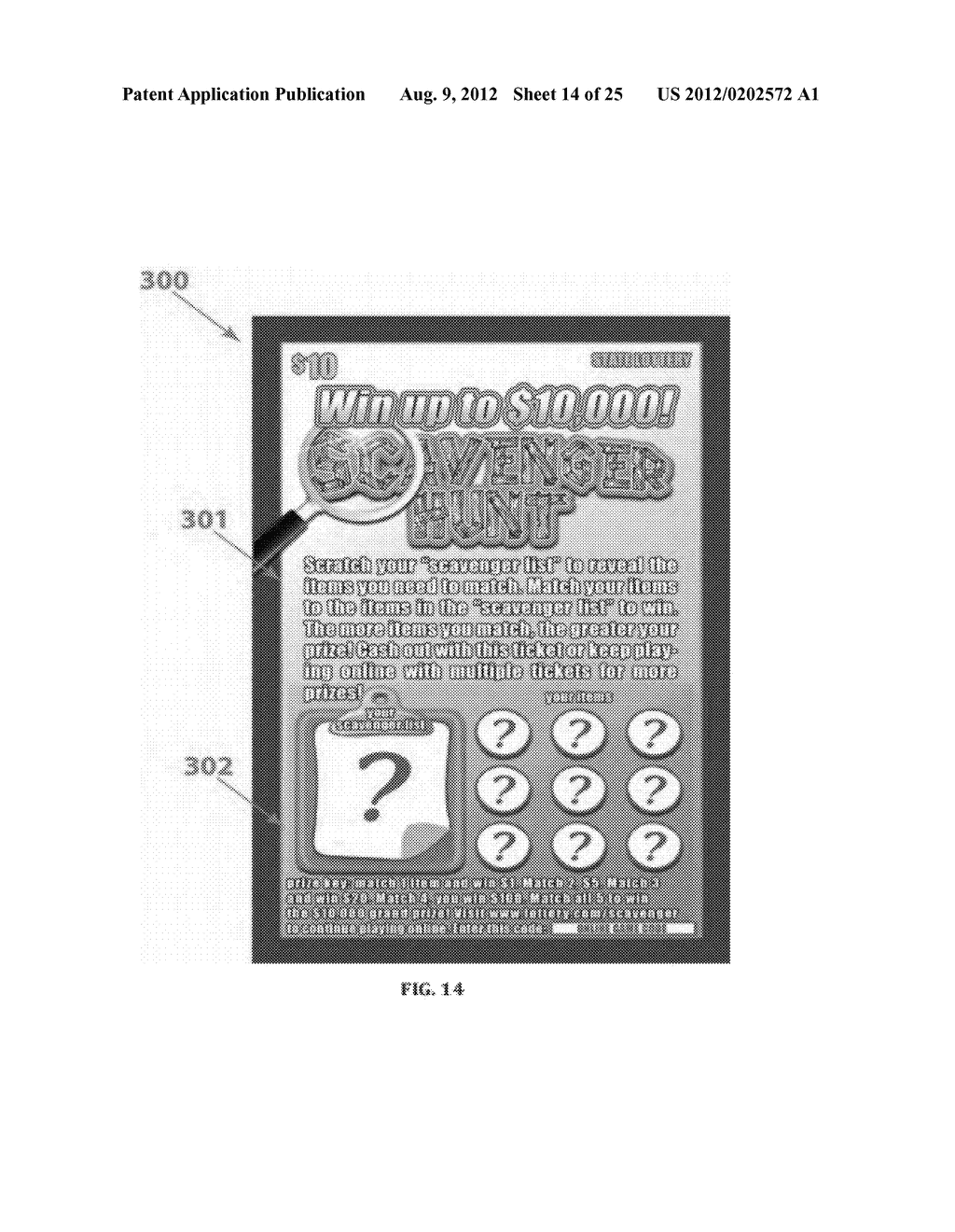 Method for Play of a Lottery Ticket-Based Internet Game - diagram, schematic, and image 15