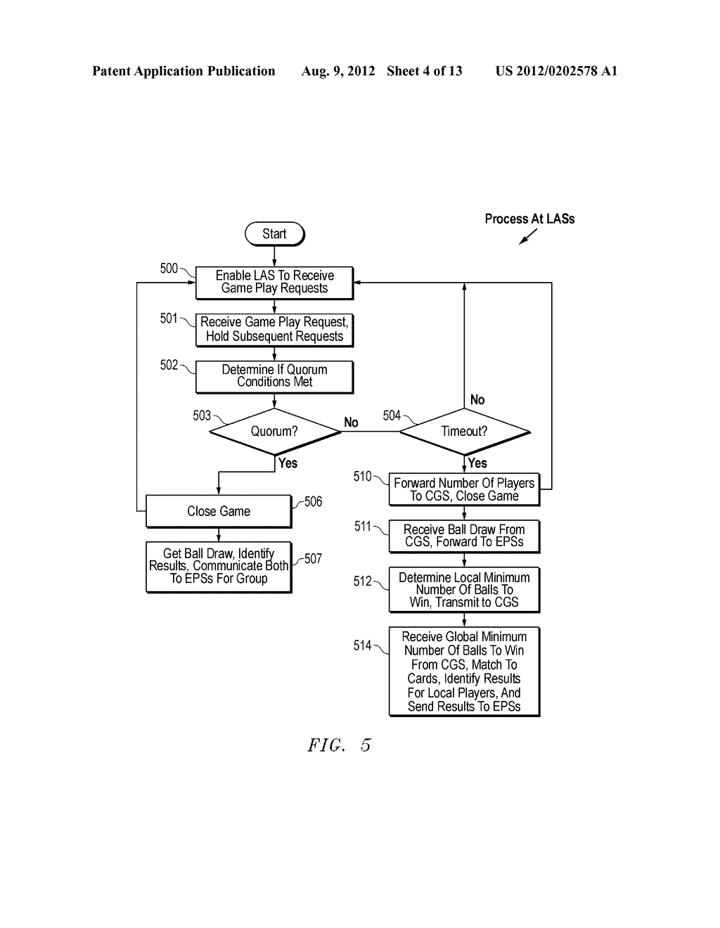 APPARATUS AND METHOD FOR MAPPING MULTIPLE BINGO GAME RESULTS TO A COMMON     DISPLAY - diagram, schematic, and image 05