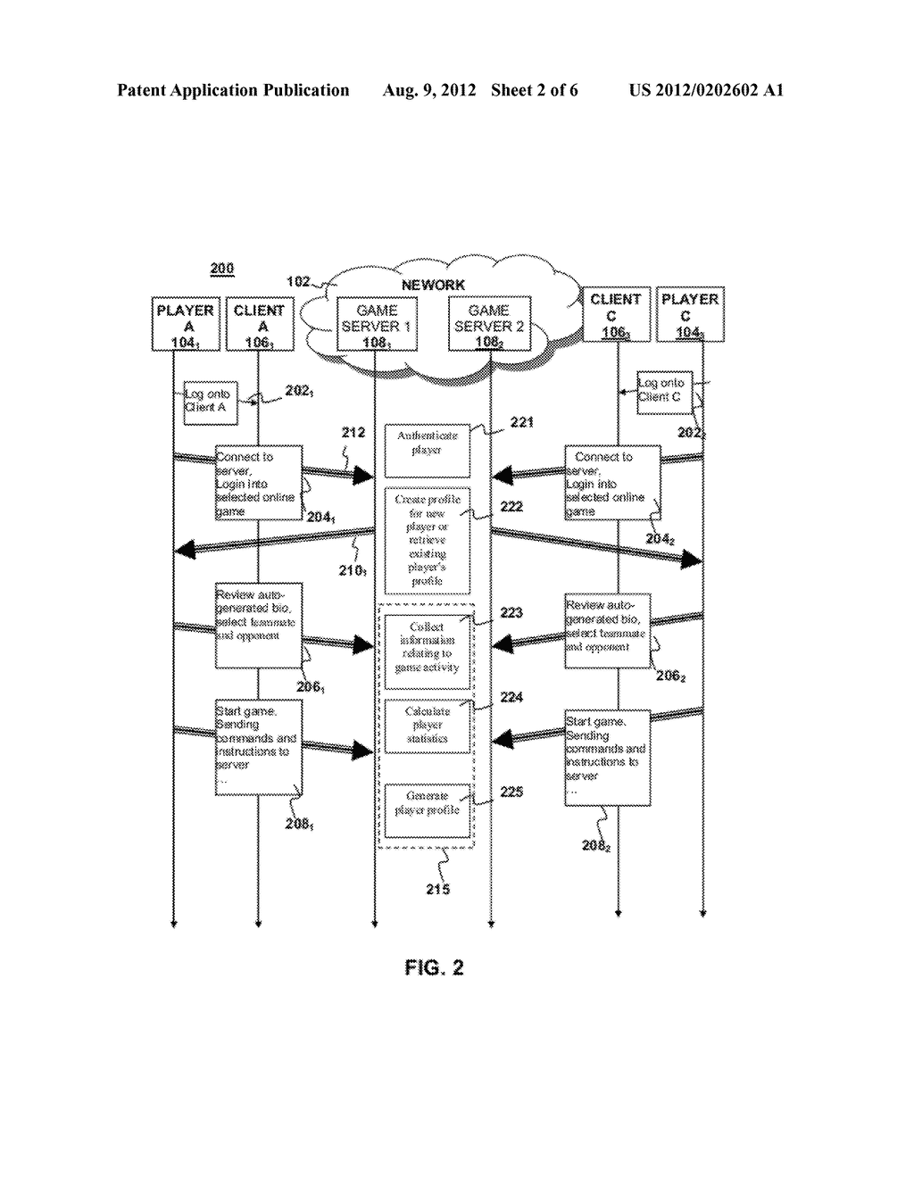 AUTOMATIC PLAYER INFORMATION GENERATION FOR INTERACTIVE ENTERTAINMENT - diagram, schematic, and image 03