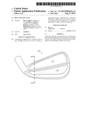 IRON-TYPE GOLF CLUB diagram and image