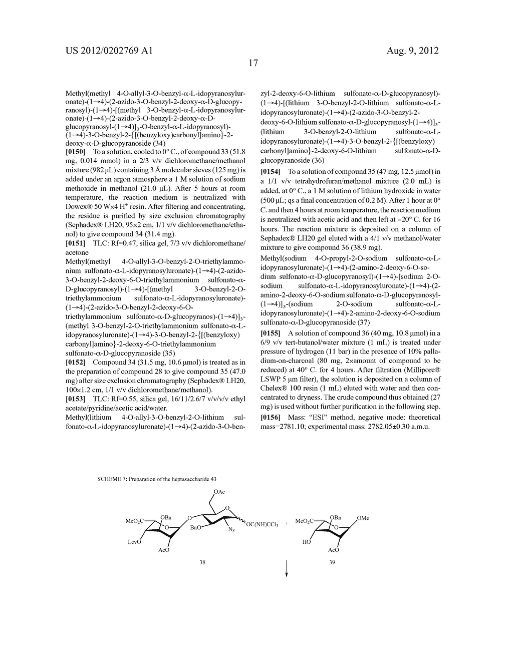 FGF RECEPTOR-ACTIVATING N-SULFATE OLIGOSACCHARIDES, PREPARATION THEREOF,     AND THERAPEUTIC USE THEREOF - diagram, schematic, and image 18