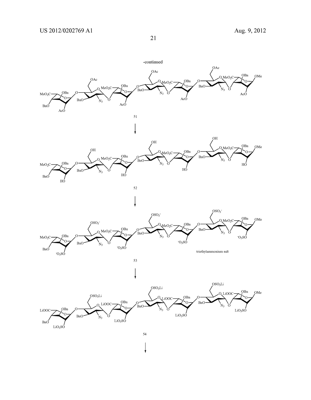 FGF RECEPTOR-ACTIVATING N-SULFATE OLIGOSACCHARIDES, PREPARATION THEREOF,     AND THERAPEUTIC USE THEREOF - diagram, schematic, and image 22