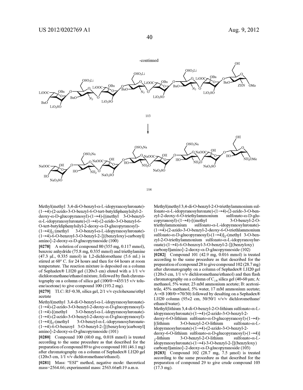 FGF RECEPTOR-ACTIVATING N-SULFATE OLIGOSACCHARIDES, PREPARATION THEREOF,     AND THERAPEUTIC USE THEREOF - diagram, schematic, and image 41