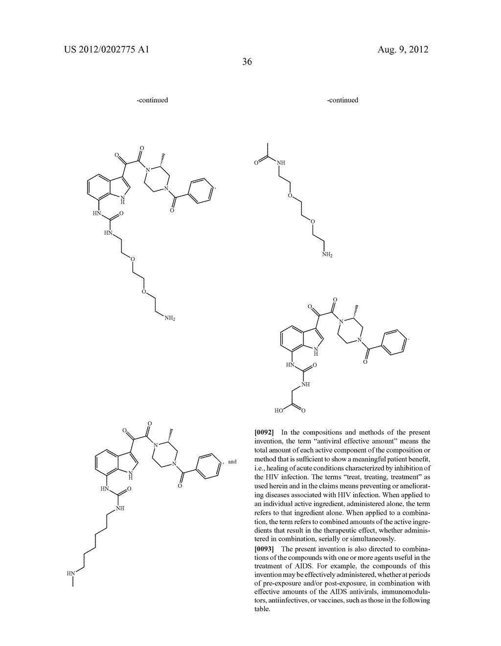 SUBSTITUTED INDOLE AND AZAINDOLE OXOACETYL PIPERAZINAMIDE DERIVATIVES - diagram, schematic, and image 37