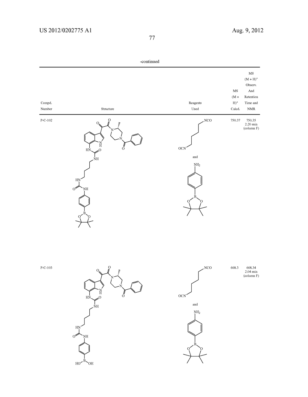 SUBSTITUTED INDOLE AND AZAINDOLE OXOACETYL PIPERAZINAMIDE DERIVATIVES - diagram, schematic, and image 78