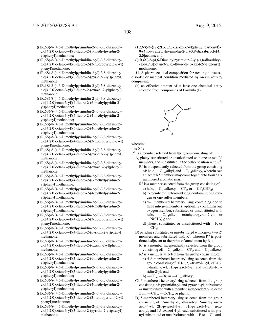 FUSED HETEROCYCLIC COMPOUNDS AS OREXIN RECEPTOR MODULATORS - diagram, schematic, and image 109