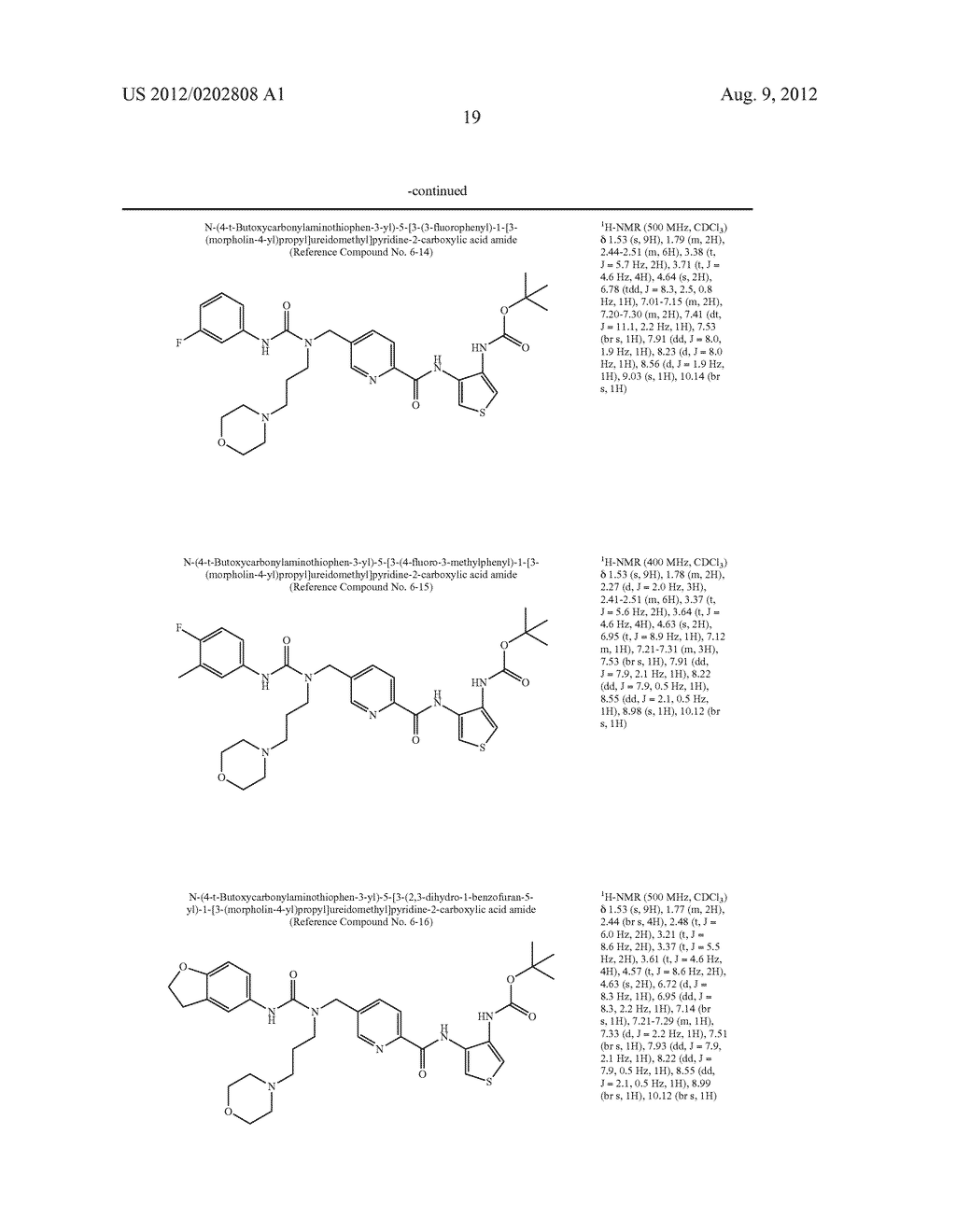 NOVEL THIOPHENEDIAMINE DERIVATIVE HAVING UREA STRUCTURE - diagram, schematic, and image 20