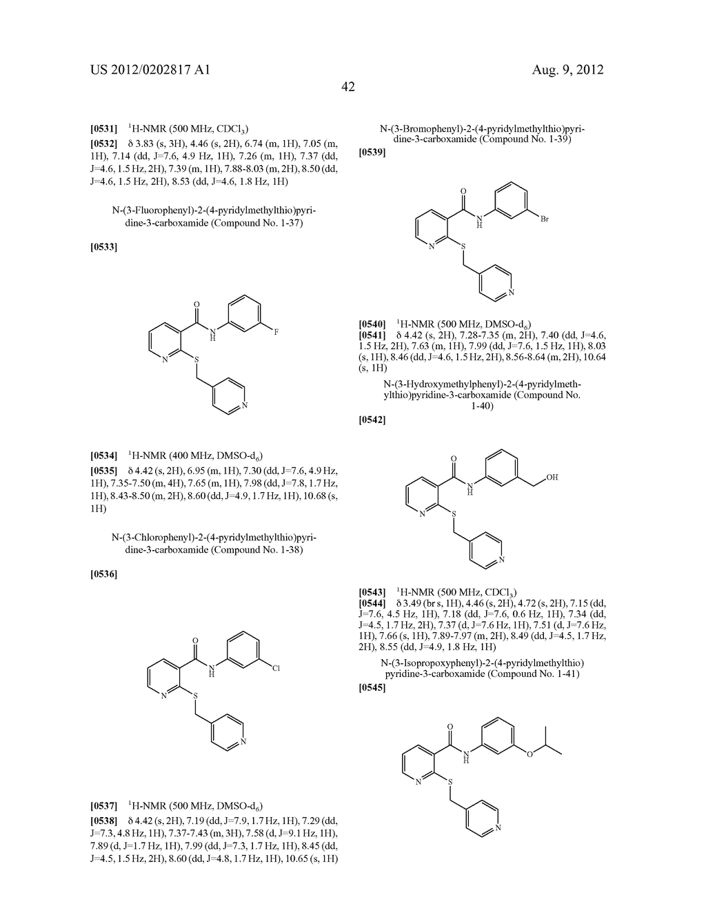 COMPOUNDS HAVING 4-PYRIDYLALKYLTHIO GROUP AS A SUBSTITUENT - diagram, schematic, and image 43