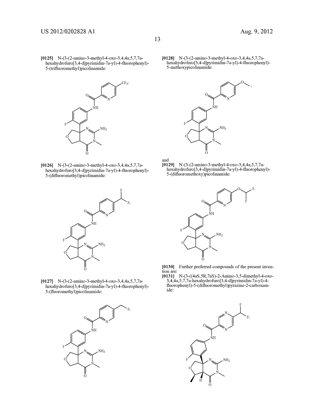 FUSED AMINODIHYDROPYRIMIDONE DERIVATIVES - diagram, schematic, and image 14