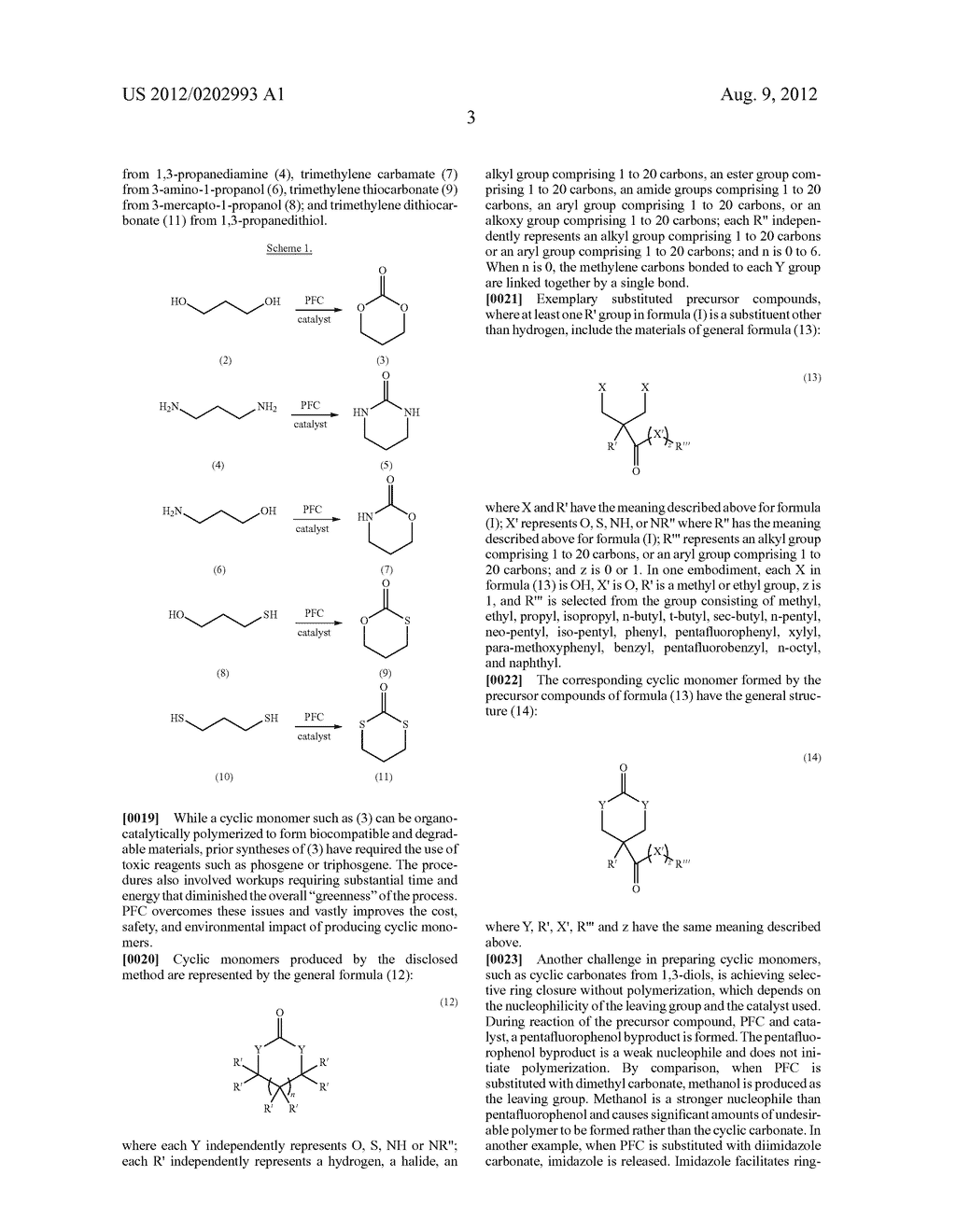 METHOD OF PREPARING CYCLIC CARBONATES, CYCLIC CARBAMATES, CYCLIC UREAS,     CYCLIC THIOCARBONATES, CYCLIC THIOCARBAMATES, AND CYCLIC DITHIOCARBONATES - diagram, schematic, and image 04