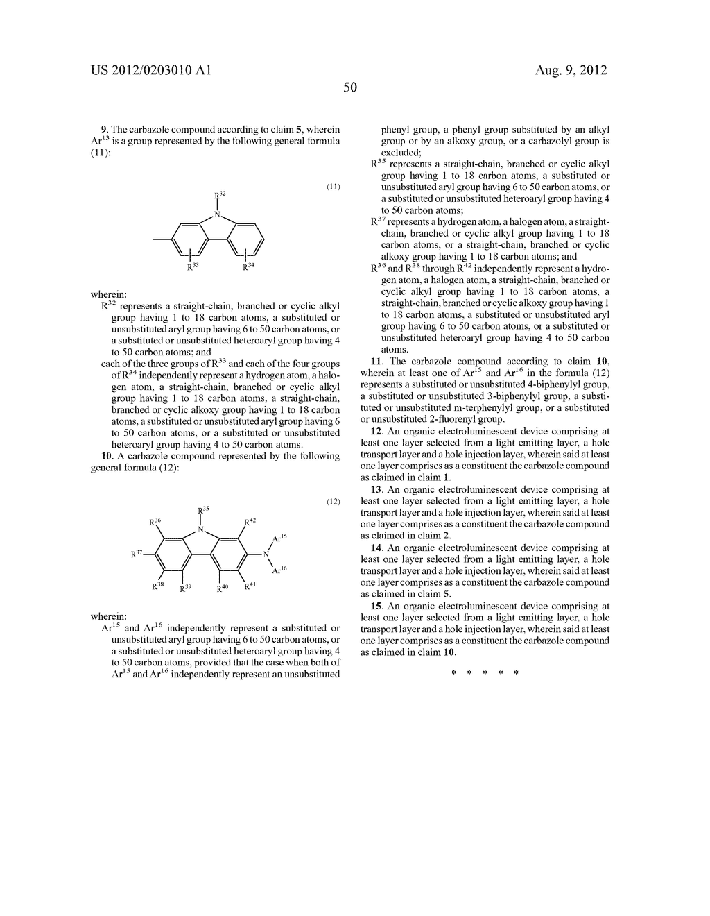 CARBAZOLE COMPOUND AND USE THEREOF - diagram, schematic, and image 51