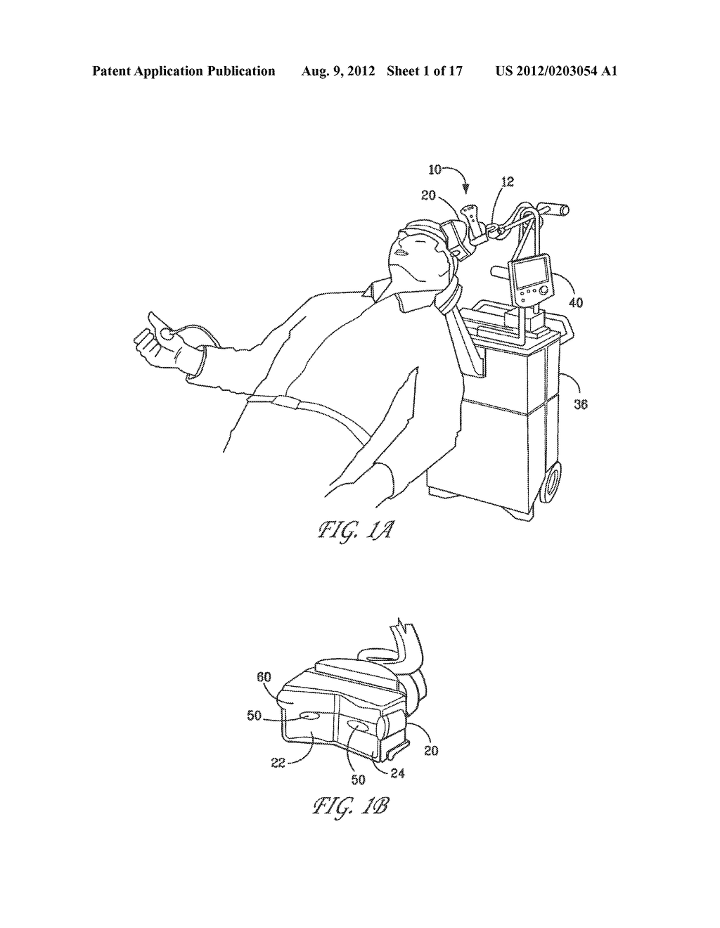 Method and Apparatus for Determining the Proximity of a TMS Coil to a     Subject's Head - diagram, schematic, and image 02