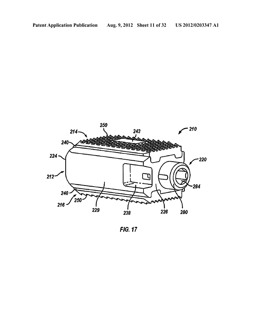 Expandable Fusion Device and Method of Installation Thereof - diagram, schematic, and image 12