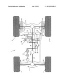 METHOD FOR CONTROLLING A VEHICLE HAVING ONLY A BRAKED REAR AXLE AND BRAKE     SLIP CONTROL diagram and image