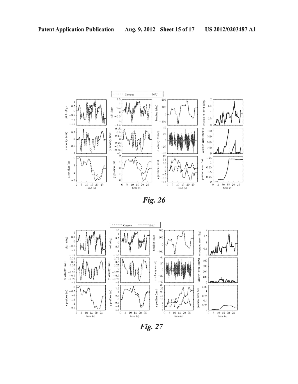 SYSTEMS, METHODS, AND APPARATUS FOR CALIBRATION OF AND THREE-DIMENSIONAL     TRACKING OF INTERMITTENT MOTION WITH AN INERTIAL MEASUREMENT UNIT - diagram, schematic, and image 16