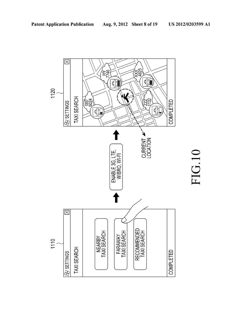 METHOD AND APPARATUS FOR PROVIDING A SAFE TAXI SERVICE - diagram, schematic, and image 09