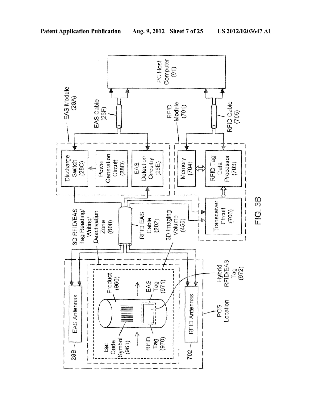 METHOD OF AND SYSTEM FOR UNIQUELY RESPONDING TO CODE DATA CAPTURED FROM     PRODUCTS SO AS TO ALERT THE PRODUCT HANDLER TO CARRY OUT EXCEPTION     HANDLING PROCEDURES - diagram, schematic, and image 08