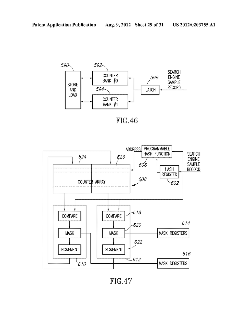 MULTIPLE RULE BANK ACCESS SCHEME FOR USE IN A PATTERN MATCHING ACCELERATOR - diagram, schematic, and image 30