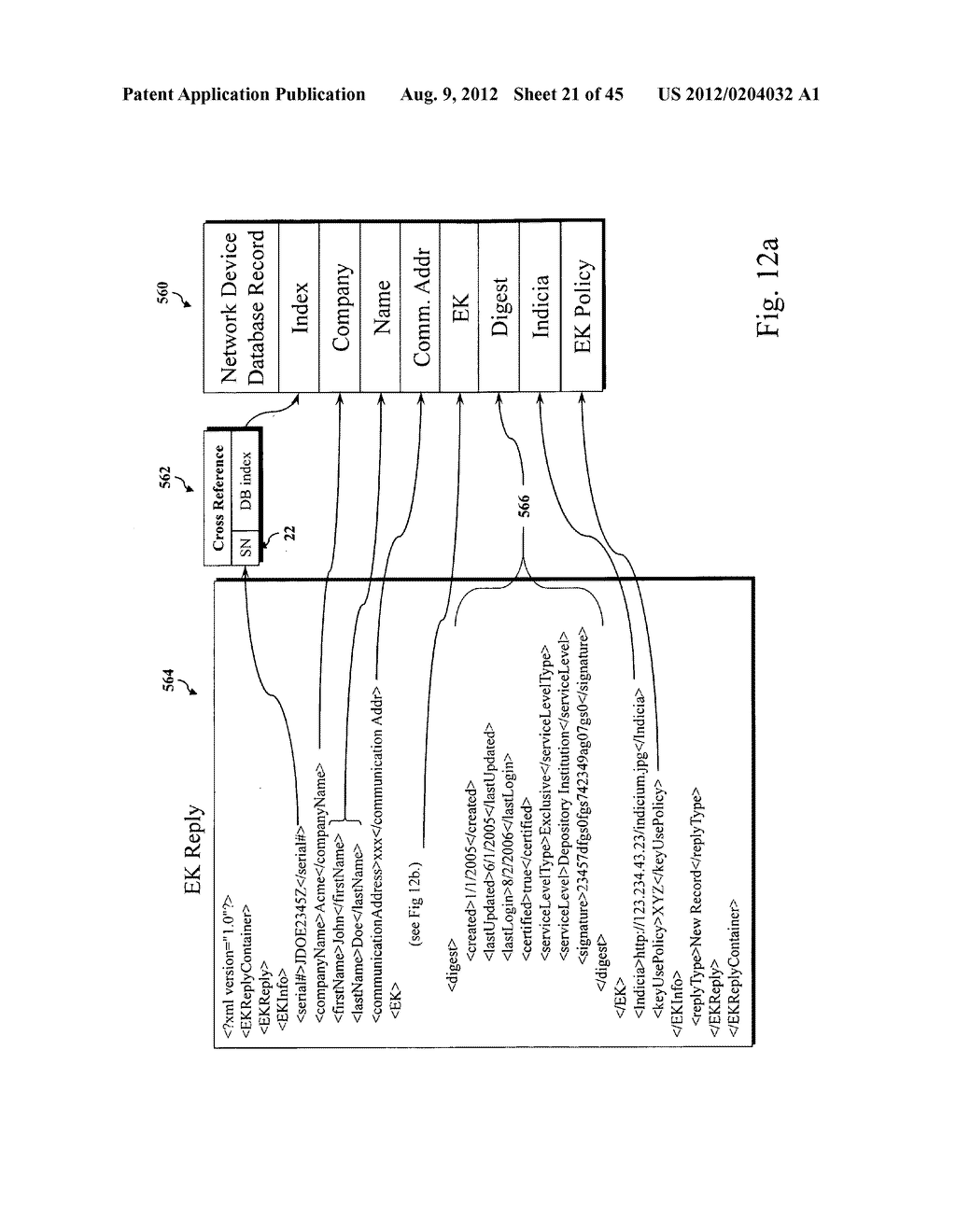 Encryption key exchange system and method - diagram, schematic, and image 22