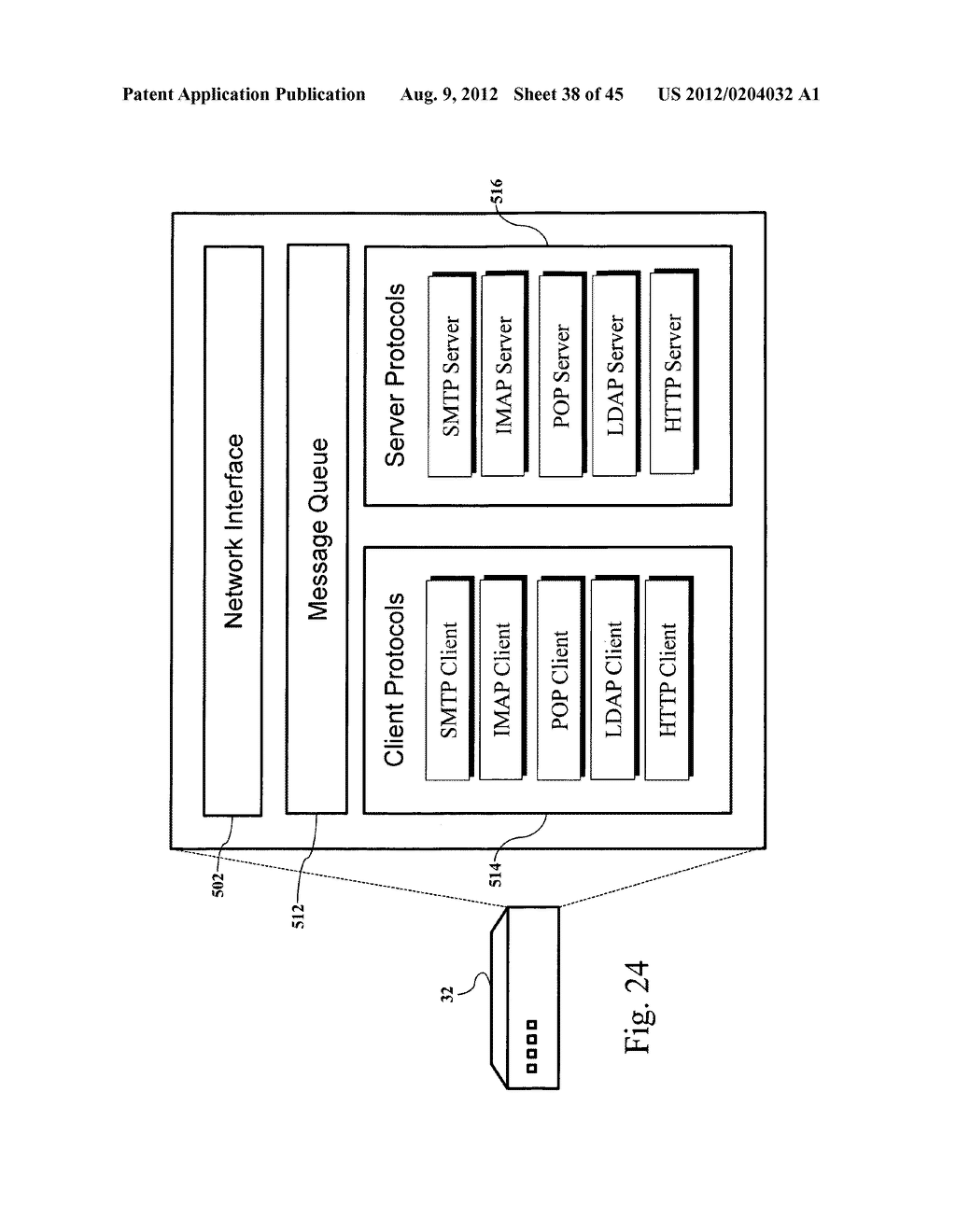 Encryption key exchange system and method - diagram, schematic, and image 39