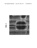 METHOD FOR FABRICATING A SEMICONDUCTOR DEVICE USING A MODELING ALGORITHM     TO MODEL THE PROXIMITY EFFECT FROM THE SUB-LAYER diagram and image