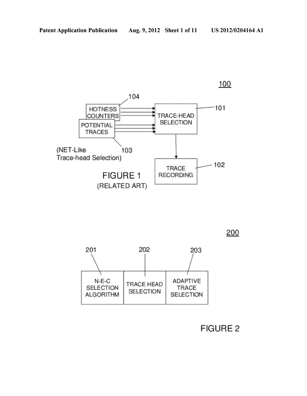 ADAPTIVE NEXT-EXECUTING-CYCLE TRACE SELECTION FOR TRACE-DRIVEN CODE     OPTIMIZERS - diagram, schematic, and image 02