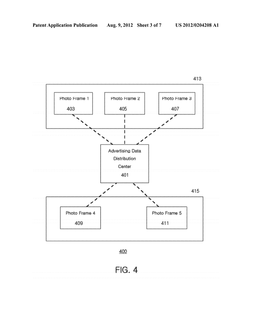 APPARATUS AND METHOD FOR ADVERTISING IN DIGITAL PHOTO FRAME - diagram, schematic, and image 04