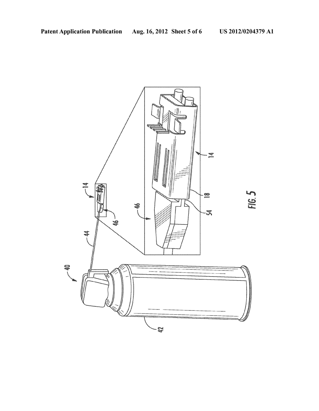 NOZZLE-BASED AEROSOL CLEANER FOR OPTICAL CONNECTORS - diagram, schematic, and image 06