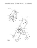 System and Method for Mounting Different Types of Infant Carriers on a     Support Structure diagram and image