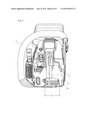 Handle Part for a Motorized Handheld Tool diagram and image