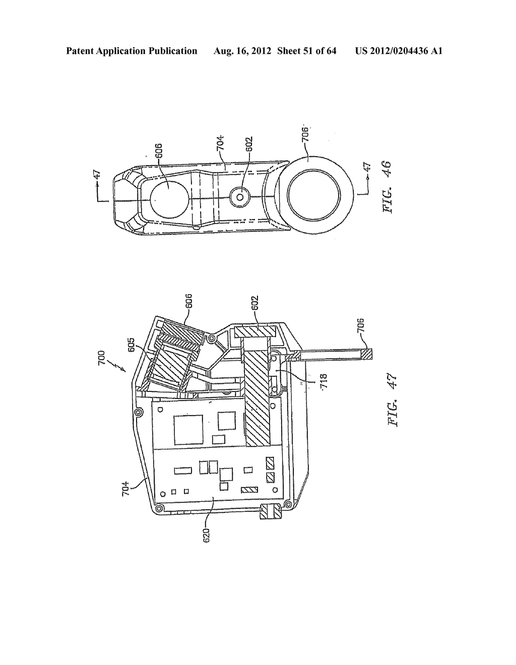 PORTABLE COORDINATE MEASUREMENT MACHINE WITH A ROTATABLE HANDLE - diagram, schematic, and image 52