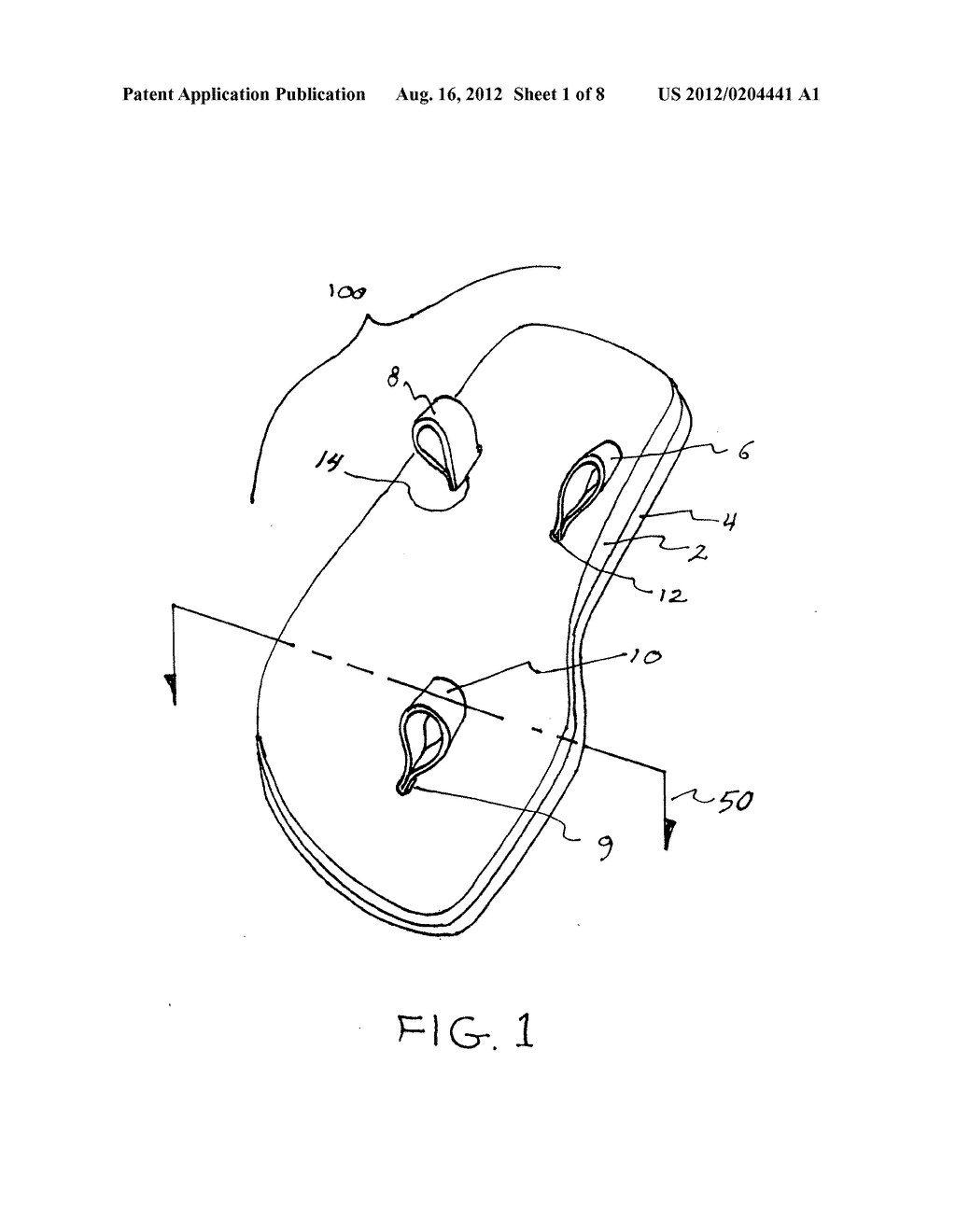 Sandal and strap assembly - diagram, schematic, and image 02