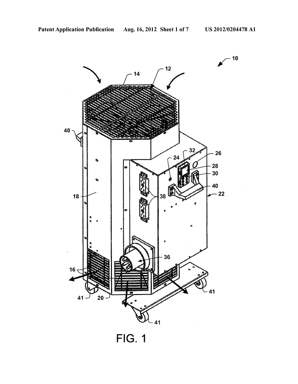 HEATER AND METHOD FOR HEATING AN ENCLOSURE TO ERADICATE INSECTS - diagram, schematic, and image 02