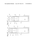 PYROTECHNIC ACTUATOR WITH A CYLINDER HAVING COMMUNICATING CHAMBERS diagram and image